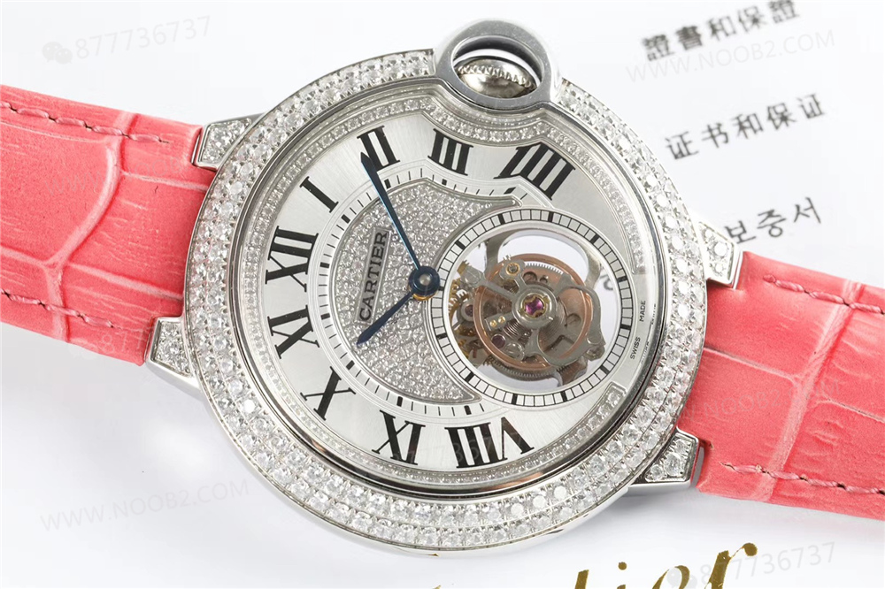 BBR Cartier Ballon Bleu Tourbillon 39 mm Kadın HPI00716 — 2. fotoğraf