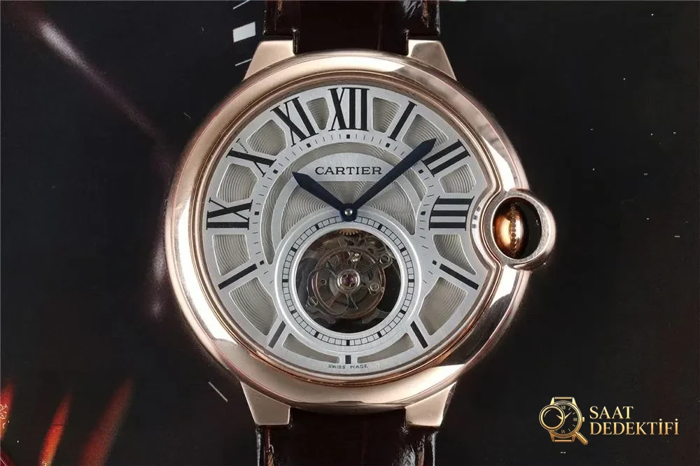 BBR Cartier Ballon Bleu Tourbillon Erkek W6920021 Saat İncelemesi - Kadran Detayı ve Bezel İşçiliği