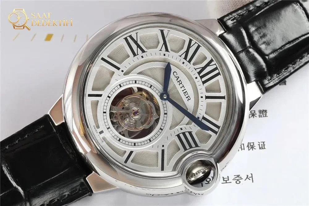 BBR Cartier Ballon Bleu Tourbillon Erkek W6920021 Saat İncelemesi - Bilezik, Toka ve Klips Mekanizması