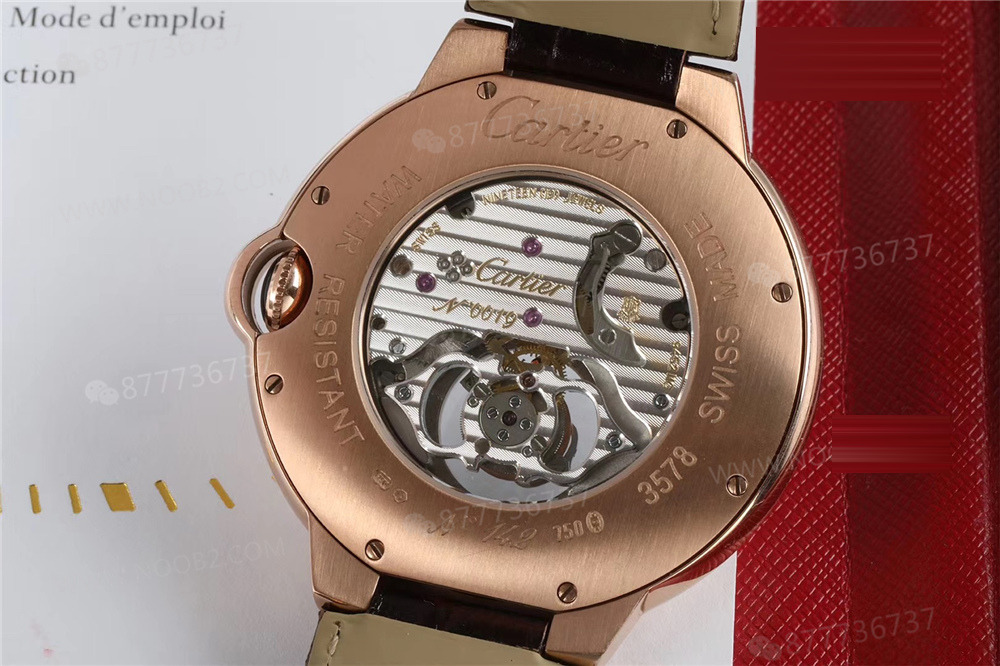 BBR Cartier Ballon Bleu Tourbillon Erkek W6920021 Saat İncelemesi — 9. fotoğraf