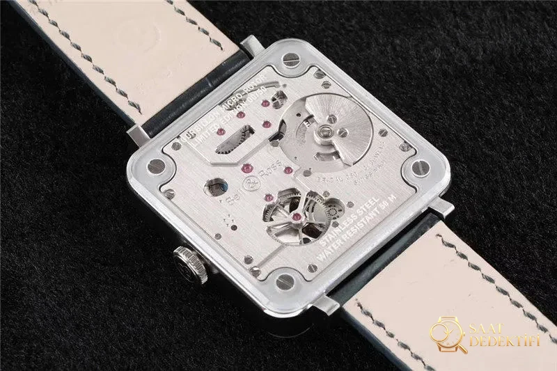 BBR Factory Bell & Ross BR-X2 Tourbillon Kol Saati İncelemesi - Arka Kapak ve Mekanizma Detayı