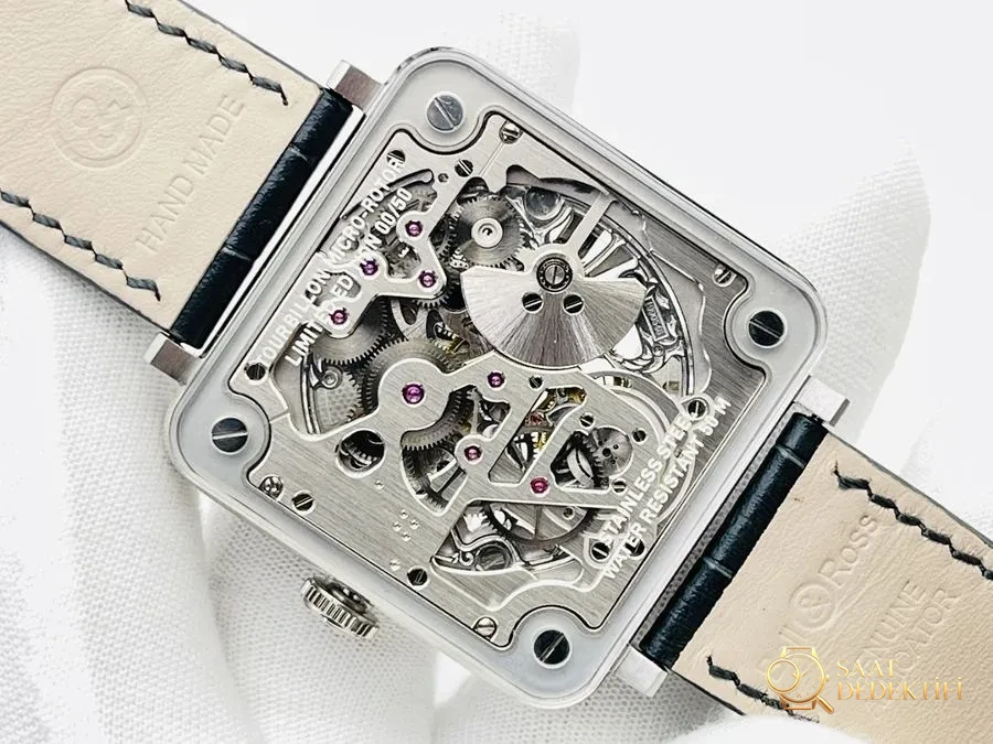 BBR Factory Bell&Ross BR-X2 Tourbillon üst segment koleksiyoner saati - Kadran Detayı ve Bezel İşçiliği