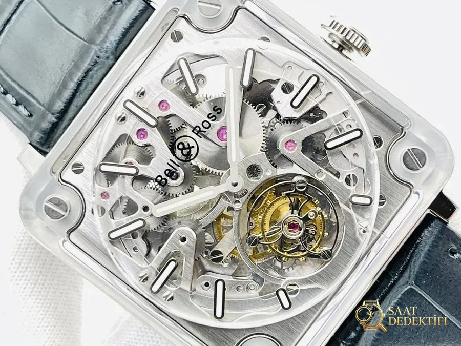 BBR Factory Bell&Ross BR-X2 Tourbillon üst segment koleksiyoner saati - Kasa Profili ve Kurma Kolu İncelemesi