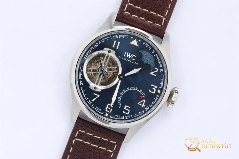 BBR Factory IWC Küçük Prens Pilot serisi IW590302 tourbillon replika saat - Bilezik, Toka ve Klips Mekanizması