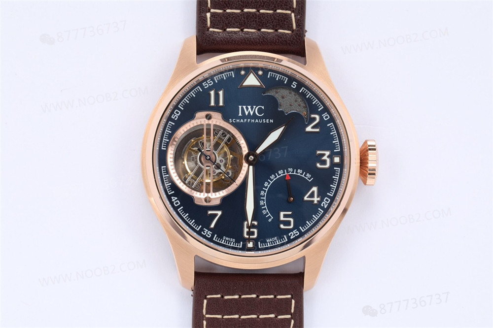 BBR Factory IWC Küçük Prens Pilot Serisi IW590303 Tourbillon Replika Saat, Rose Gold Renk — 1. fotoğraf