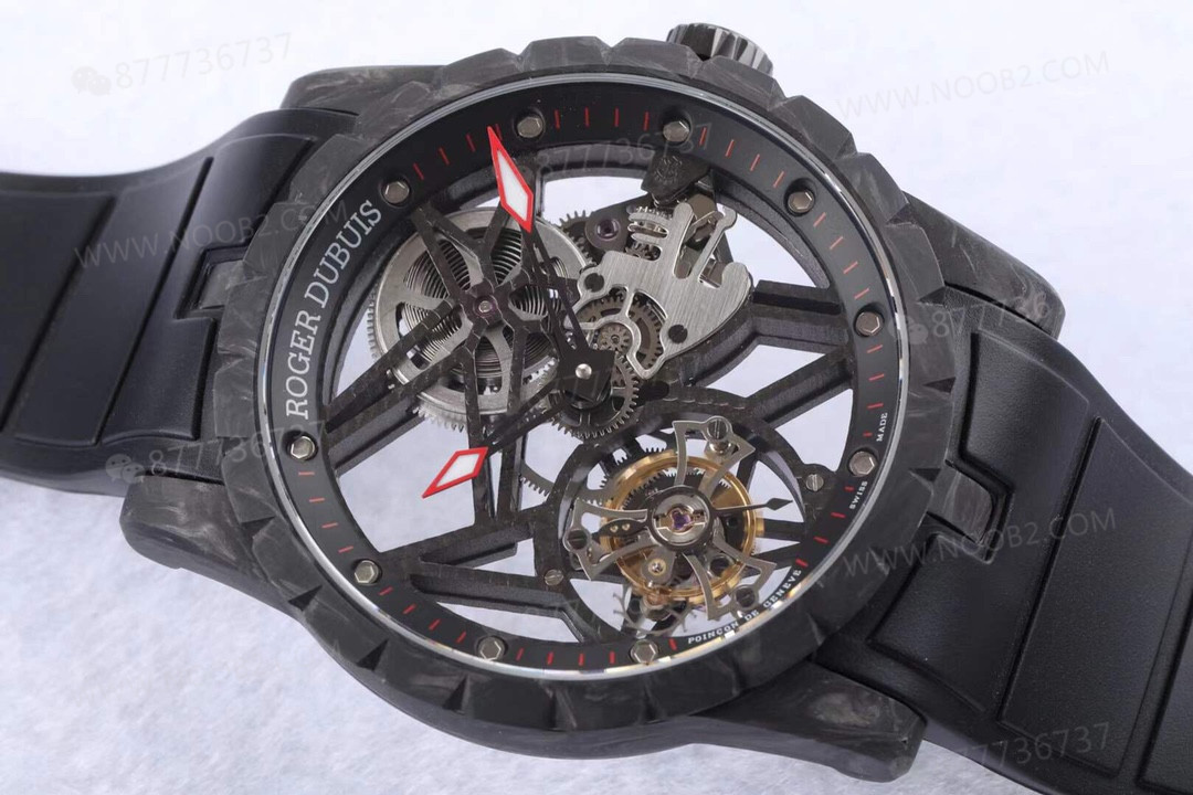 BBR Factory Karbon Fiber Roger Dubuis DBEX0577 Tourbillon Excalibur Serisi Kol Saati — 3. fotoğraf
