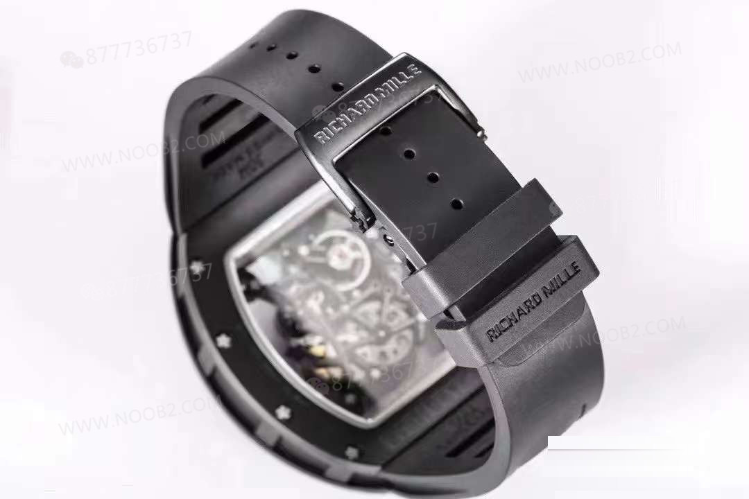 BBR Factory Richard Mille RM055 Siyah Seramik, Entegre Mekanizma, Balans Çarkı Gerçekten Hareketli — 9. fotoğraf