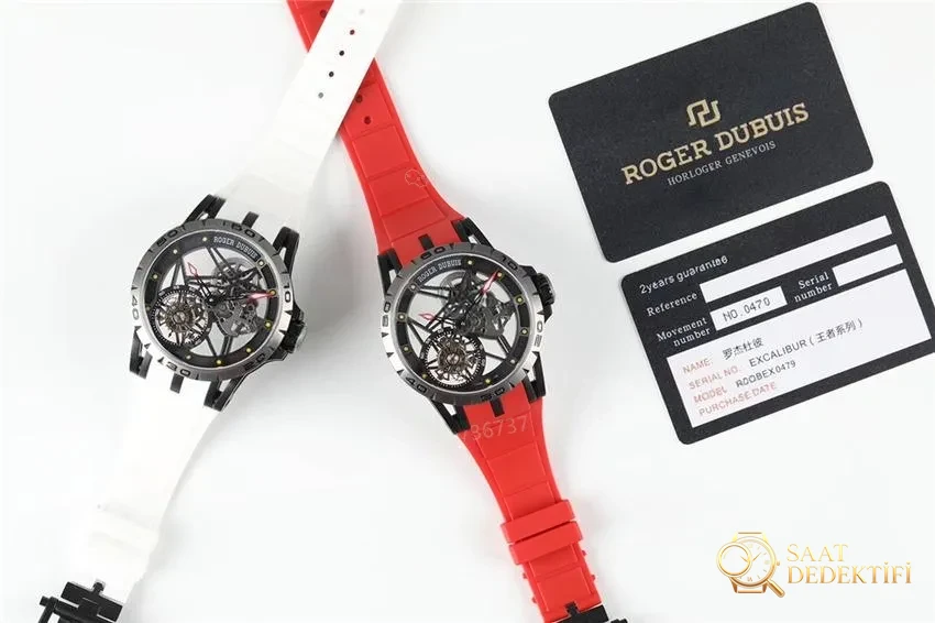 BBR Factory Roger Dubuis 0549 Titanyum Tourbillon 2020 Yeni Model Saat İncelemesi - Kasa Profili ve Kurma Kolu İncelemesi