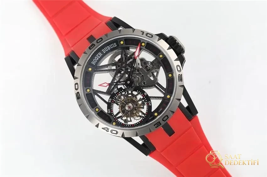 BBR Factory Roger Dubuis 0549 Titanyum Tourbillon 2020 Yeni Model Saat İncelemesi - Klips Kilidi ve Lazer Damgalar