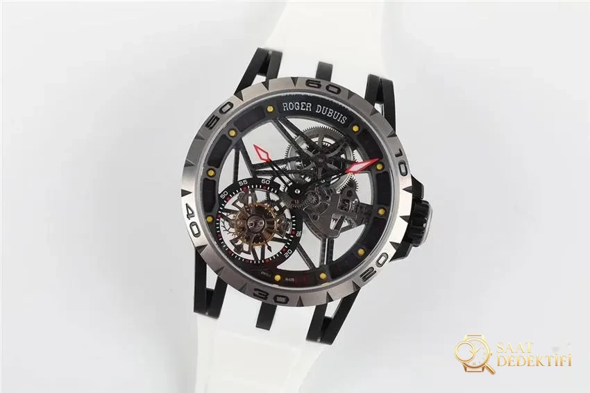 BBR Factory Roger Dubuis 0549 Titanyum Tourbillon 2020 Yeni Model Saat İncelemesi - Toka İçi Mikro Ayar Mekanizması
