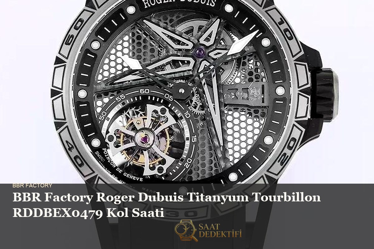BBR Factory Roger Dubuis Titanyum T Kasa ve Kadran İşçiliği İncelemesi - ön görünüm