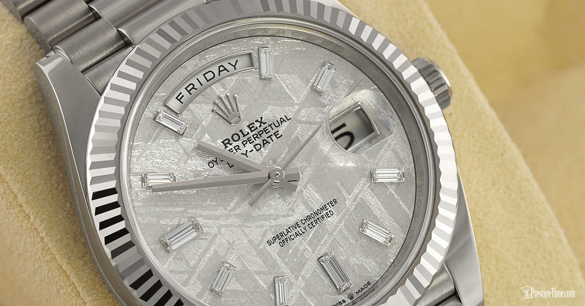 Rolex Day Date 228239 Meteor Taşı Kadran