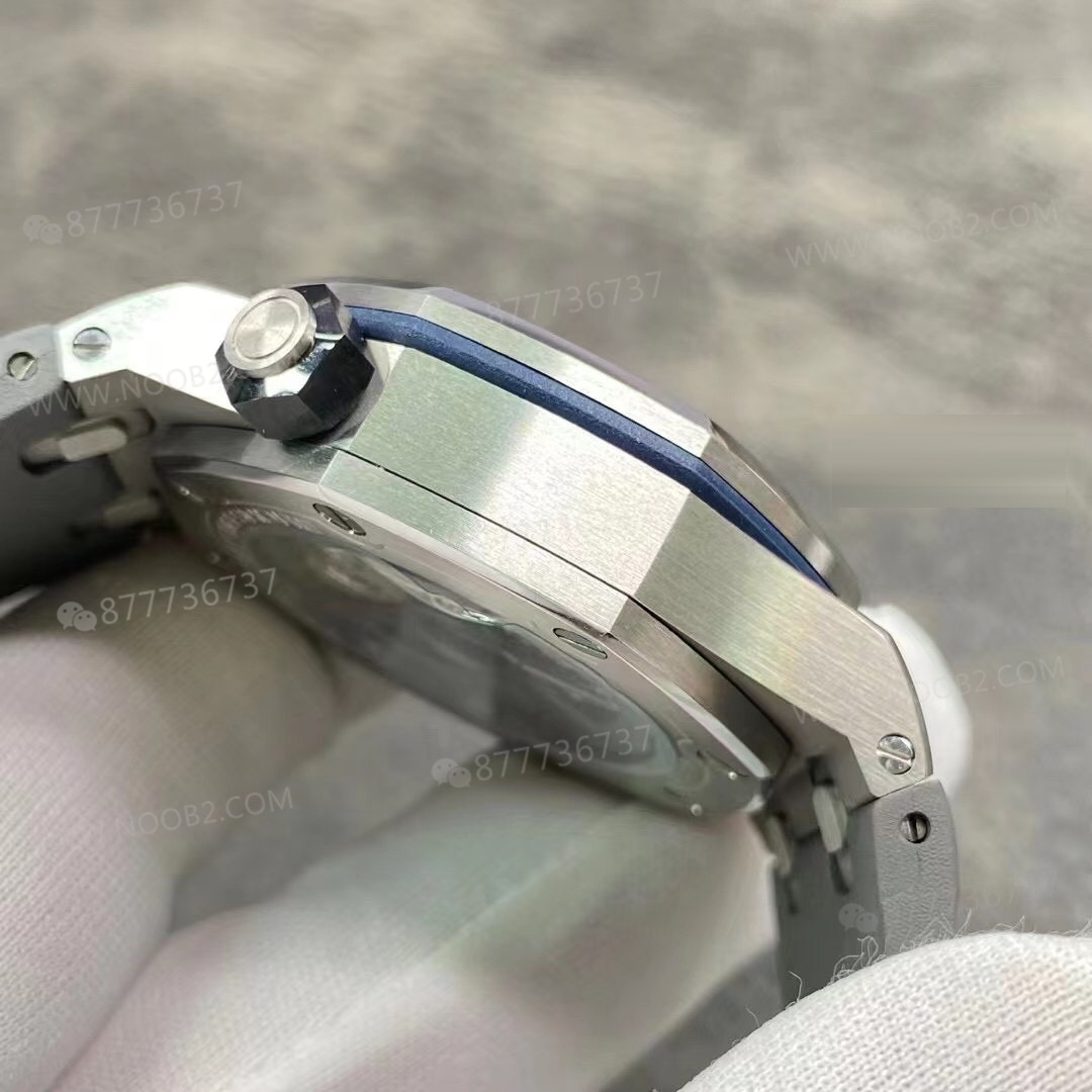 BF Factory Audemars Piguet AP15720 gri/mavi/yeşil kadranlı yeni replika saat — 15. fotoğraf