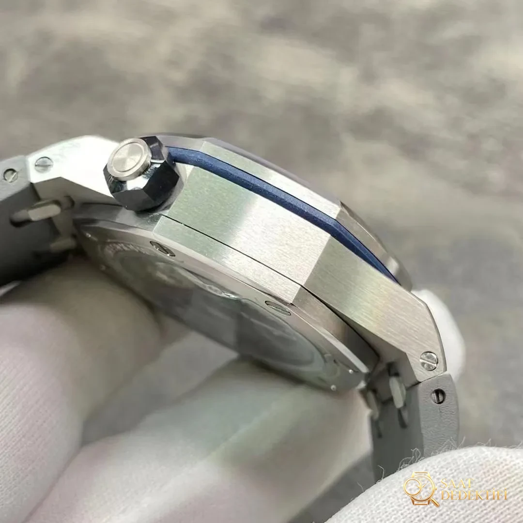 BF Factory Audemars Piguet AP15720 gri/mavi/yeşil kadranlı yeni replika saat - Bilezik Bakla Ayrımı ve Pim Yapısı