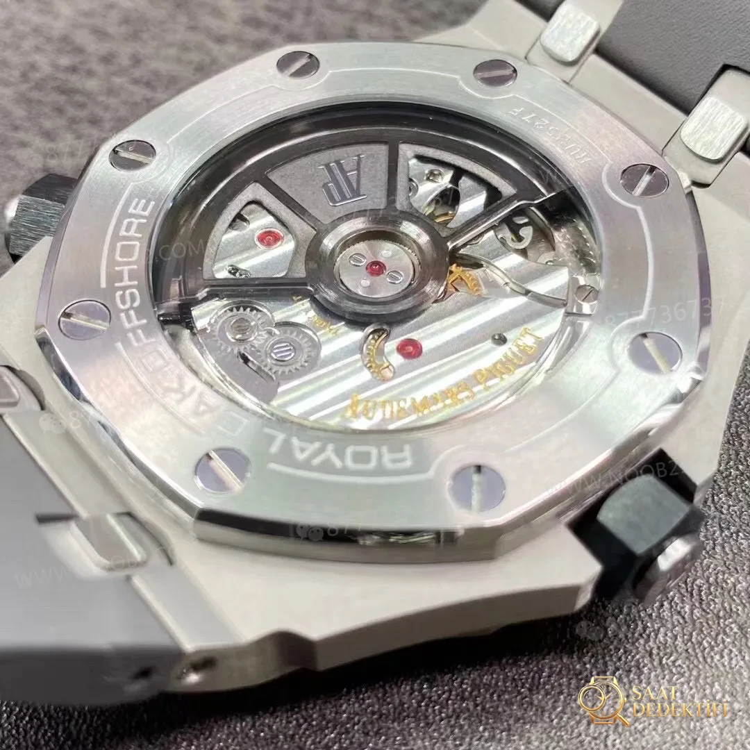 BF Factory Audemars Piguet AP15720 gri/mavi/yeşil kadranlı yeni replika saat - Kadran İbreleri ve Saniye Akışı