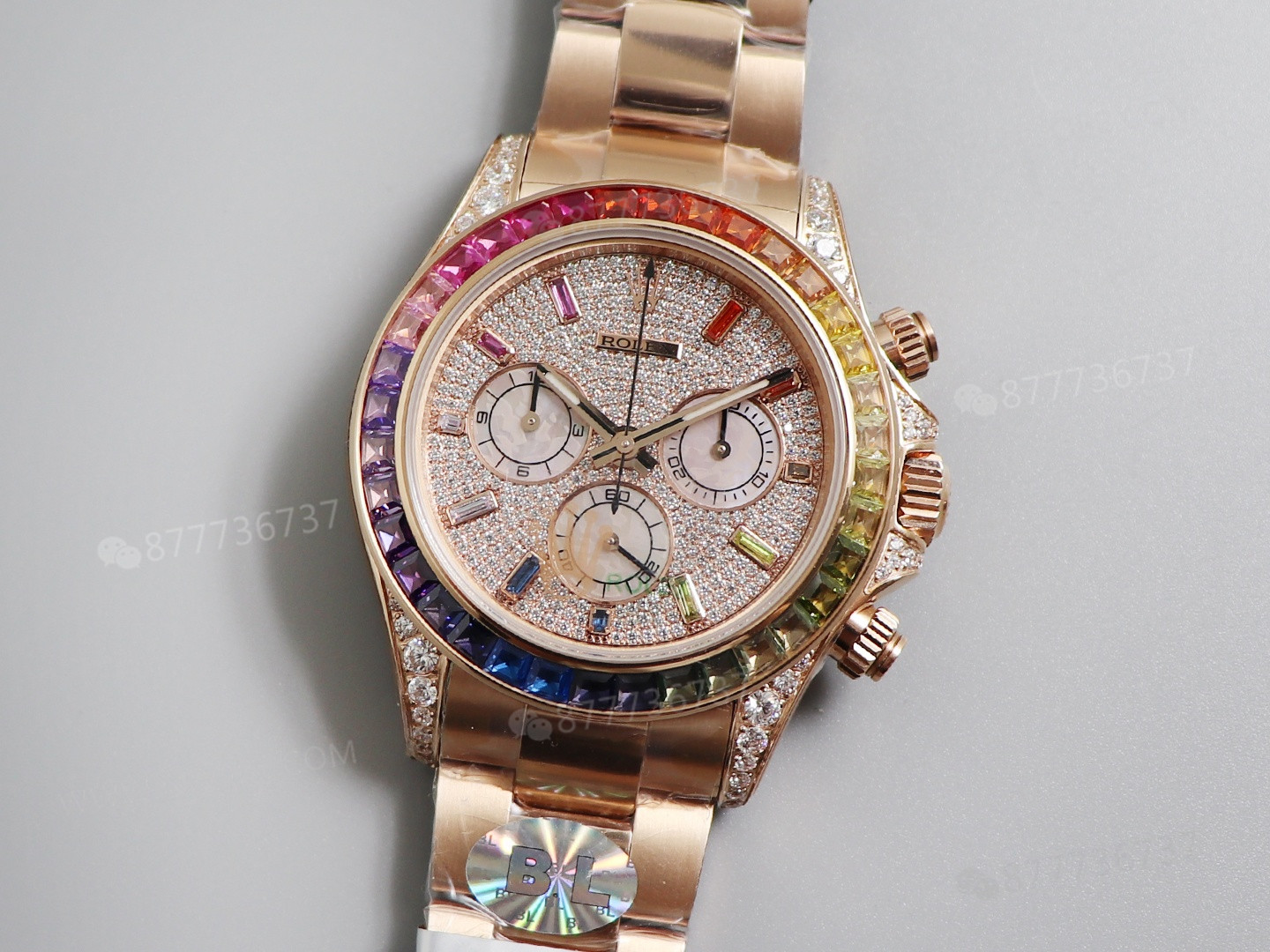 BL Factory Rolex Rainbow Daytona replikası nasıl? — 1. fotoğraf