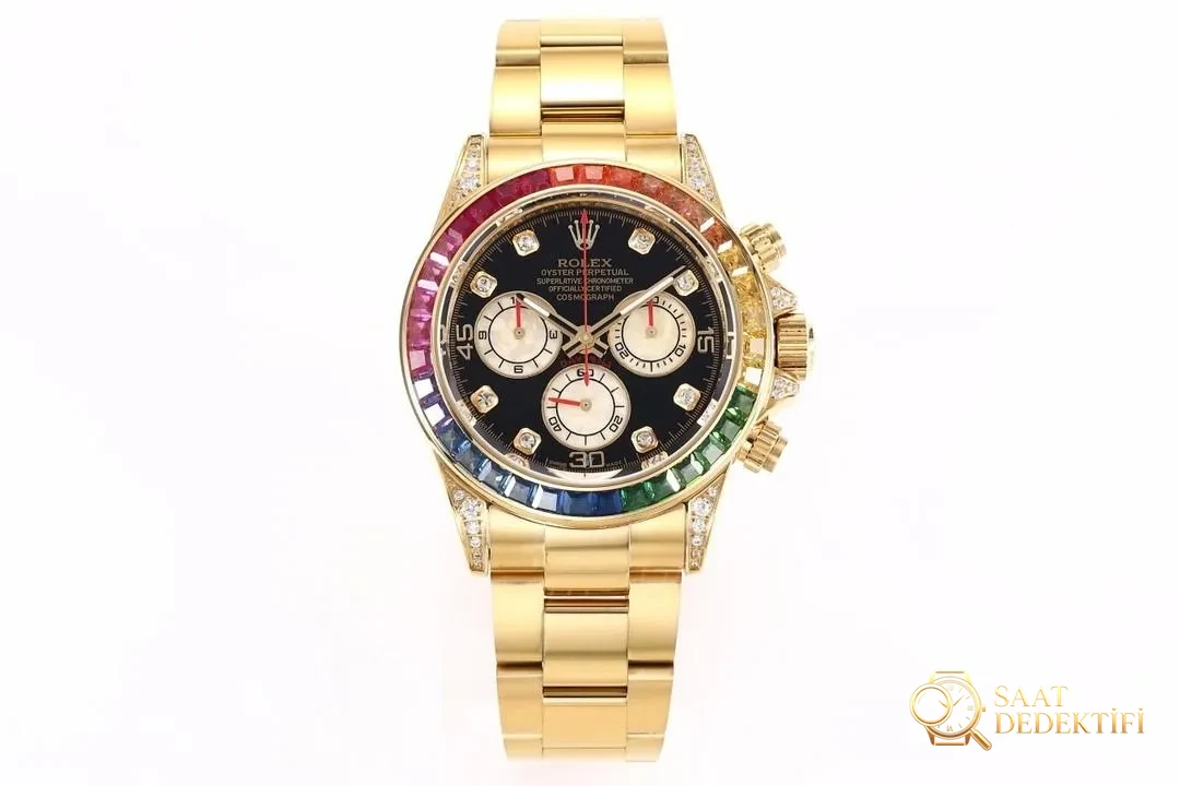 BL Factory Rolex Rainbow Daytona replikası nasıl? - Kasa Profili ve Kurma Kolu İncelemesi