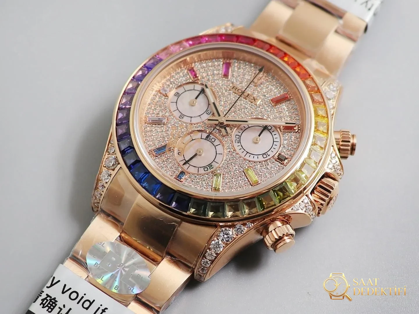 BL Factory Rolex Rainbow Daytona replikası nasıl? - Bilezik, Toka ve Klips Mekanizması