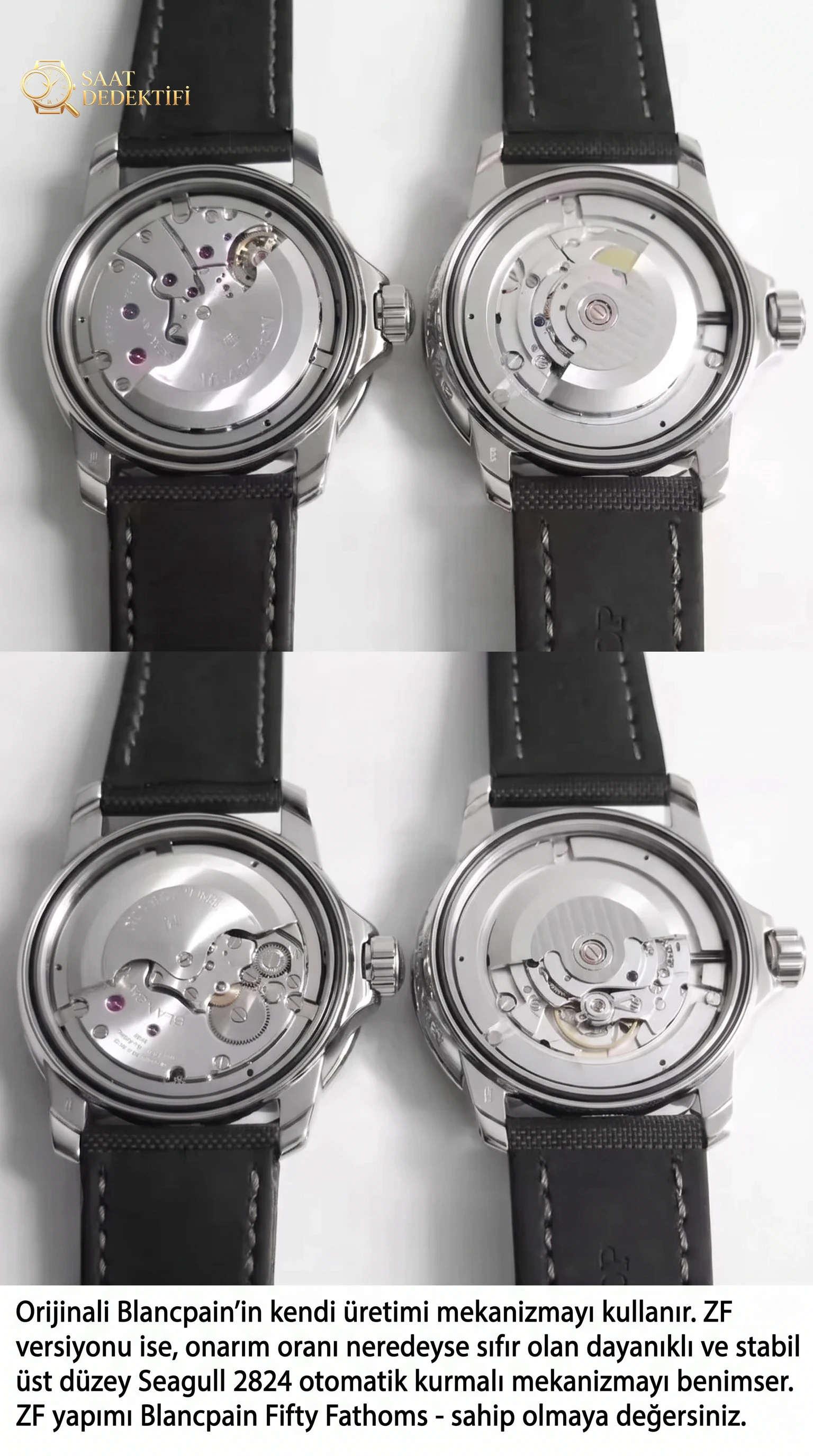 Blancpain replika saatini en iyi hangi fabrika yapıyor? - Kasa Profili ve Kurma Kolu İncelemesi