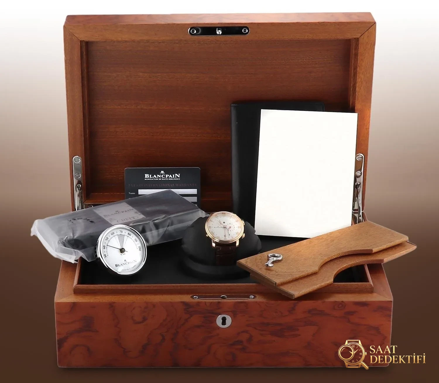 Blancpain Villeret Reveil GMT İnceleme Humidor Kutu Ambalaj