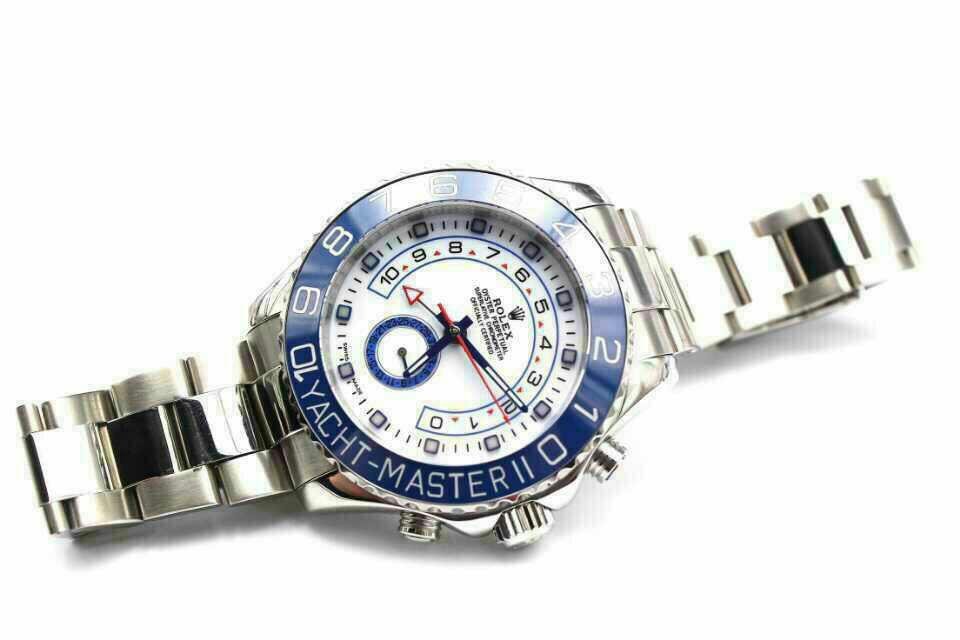 Replika Rolex Yacht-Master II 116680 Beyaz Kadran