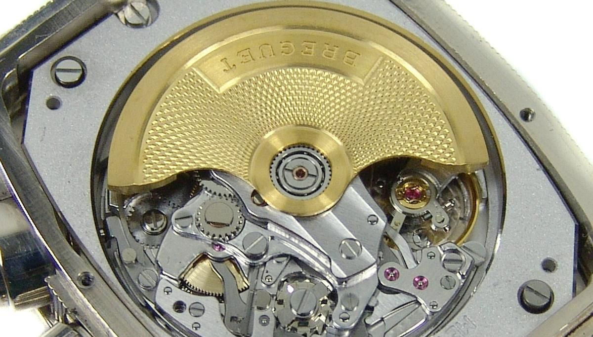 Breguet Kalibre 550 sarı altın rotor