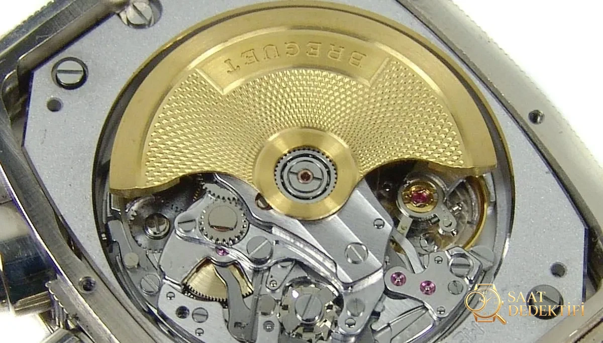 Breguet Kalibre 550 sarı altın rotor