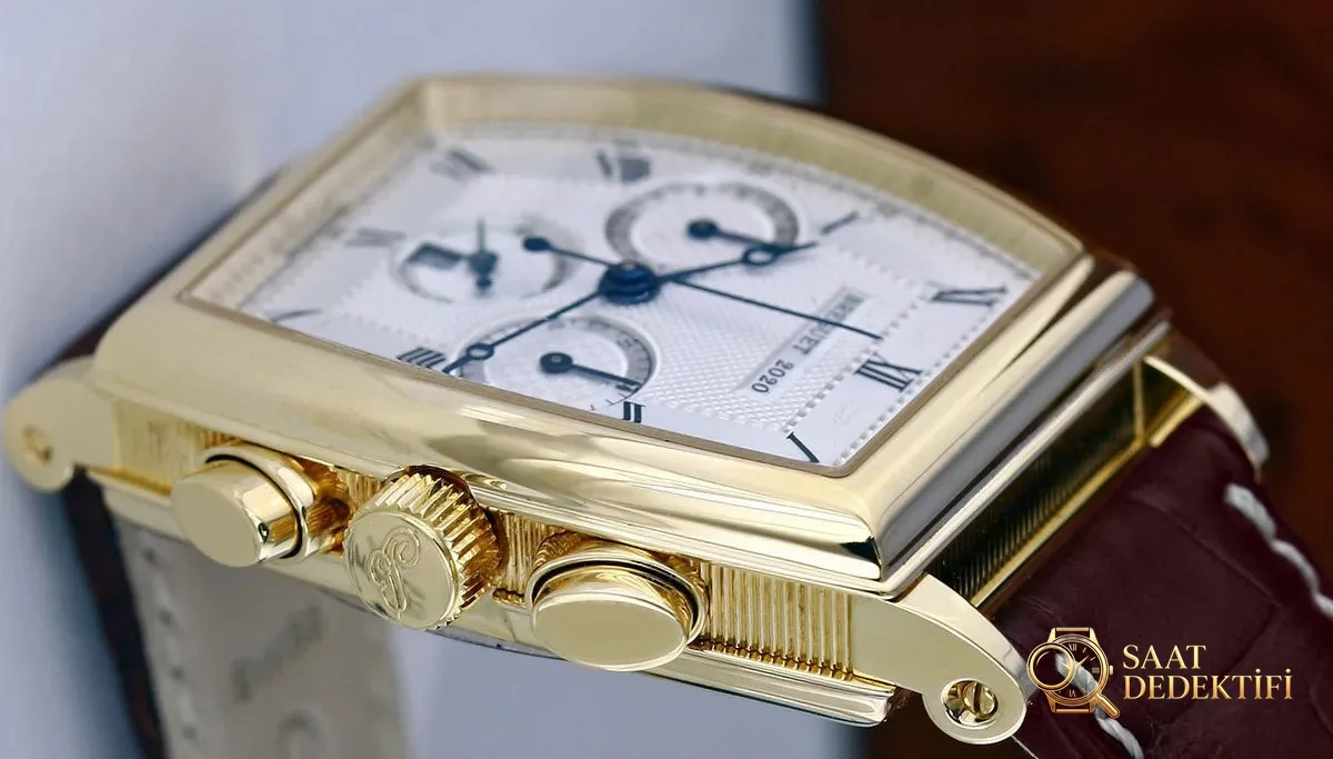 Breguet Heritage Kronograf kurma kolu ve kronograf butonları