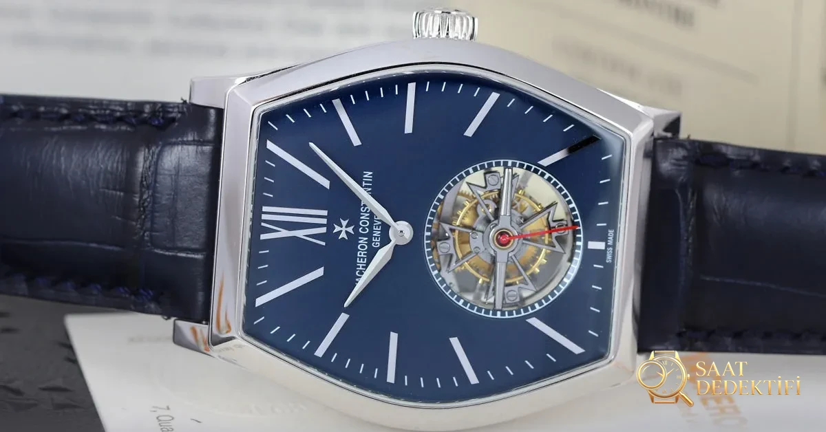vacheron tourbillon mavi kadran