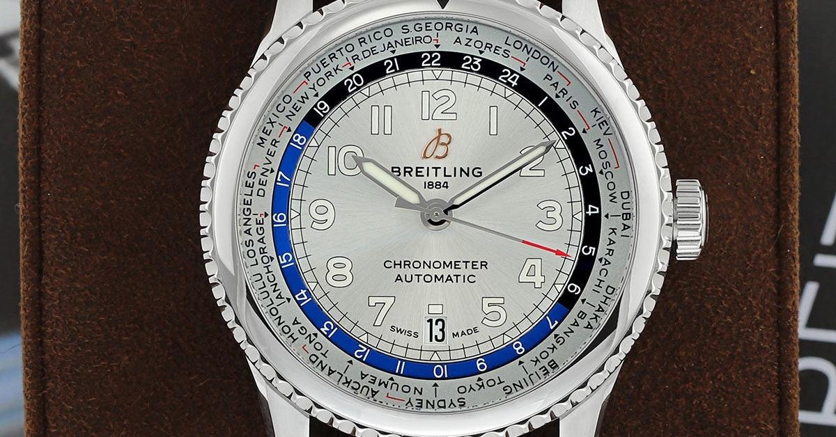 Breitling Aviator 8 B35 Automatic Unitime 43 İnceleme Kadran