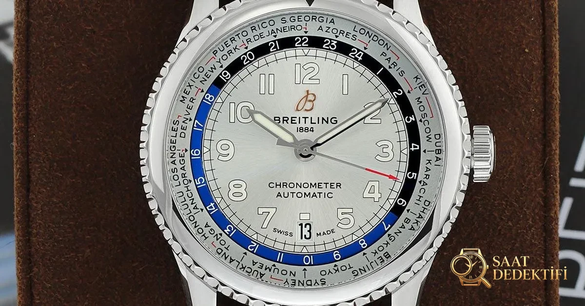 Breitling Aviator 8 B35 Automatic Unitime 43 İnceleme Kadran