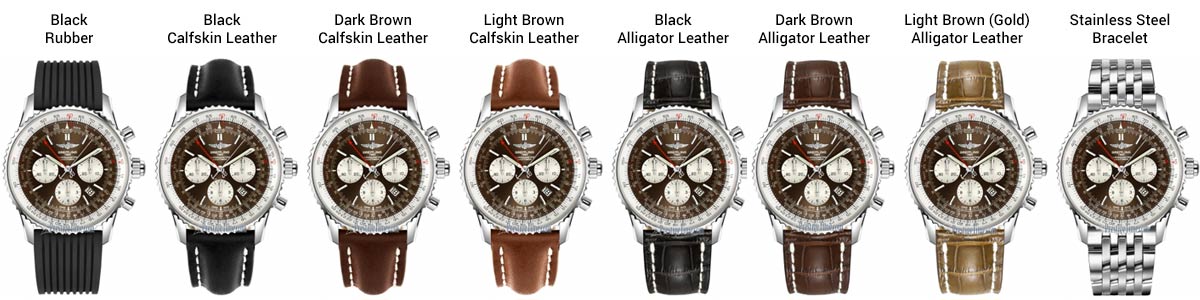 breitling navitimer rattrapante kayışlar kayışlar ve bilezikler