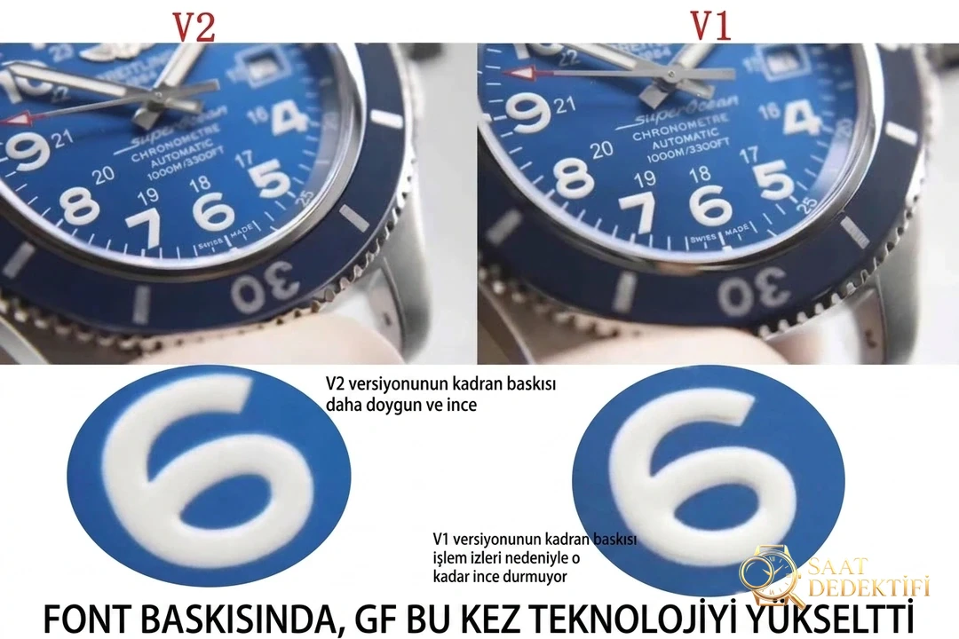 Breitling Superocean II Serisi Saat V1 V2 Karşılaştırması - Bilekte Duruş ve Kasa Orantısı