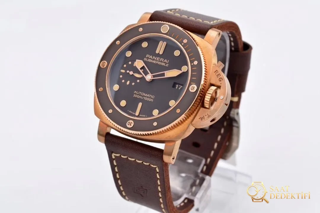Bronza yeni bir üye: VS Factory Panerai 968 saat incelemesi - Kasa Profili ve Kurma Kolu İncelemesi