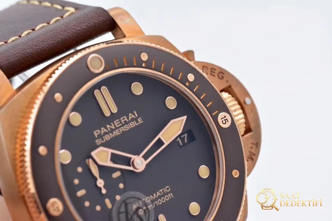 Bronza yeni bir üye: VS Factory Panerai 968 saat incelemesi - Klips Kilidi ve Lazer Damgalar