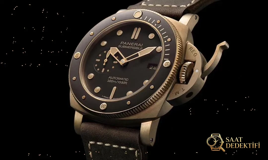 Bronza yeni bir üye: VS Factory Panerai 968 saat incelemesi - Yan Profil ve Kordon Bağlantısı