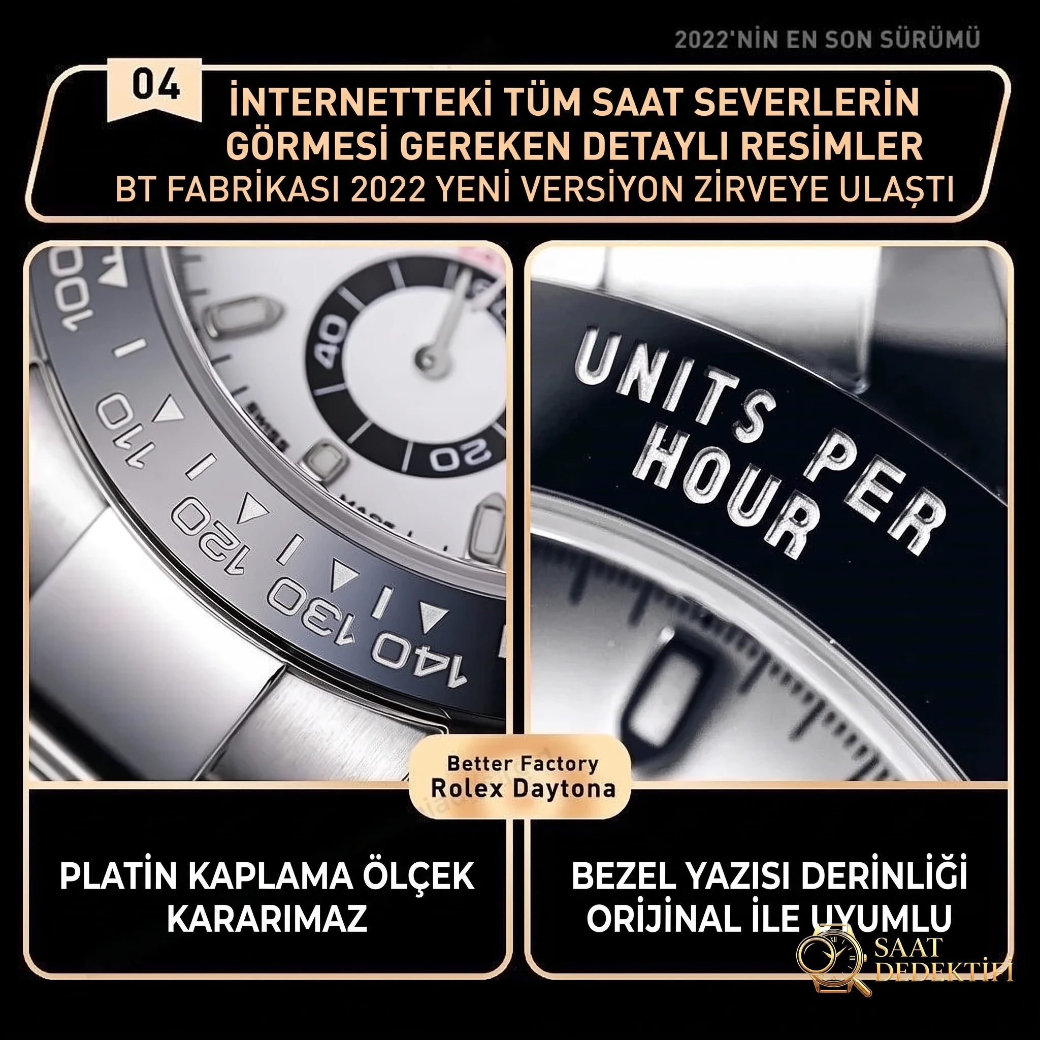 BT Factory 2022 yeni versiyonun parlak anı geldi, tüm saat severlerin mutlaka görmesi gereken öne çıkan detay fotoğrafları - Arka Kapak ve Mekanizma Detayı