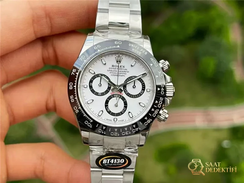 BT Factory 4130 Daytona ile Clean karşılaştırması nasıl - Kadran Detayı ve Bezel İşçiliği
