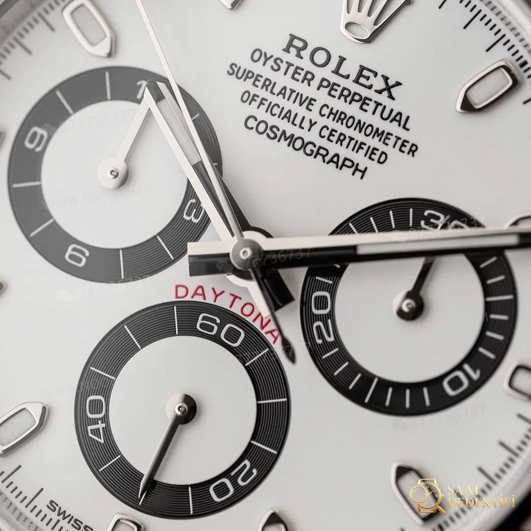BT Factory Rolex Daytona 4130 mekanizmasının detaylı incelemesi; Clean ve N Factory ile karşılaştırma, hangisini seçmeli? - Klips Kilidi ve Lazer Damgalar