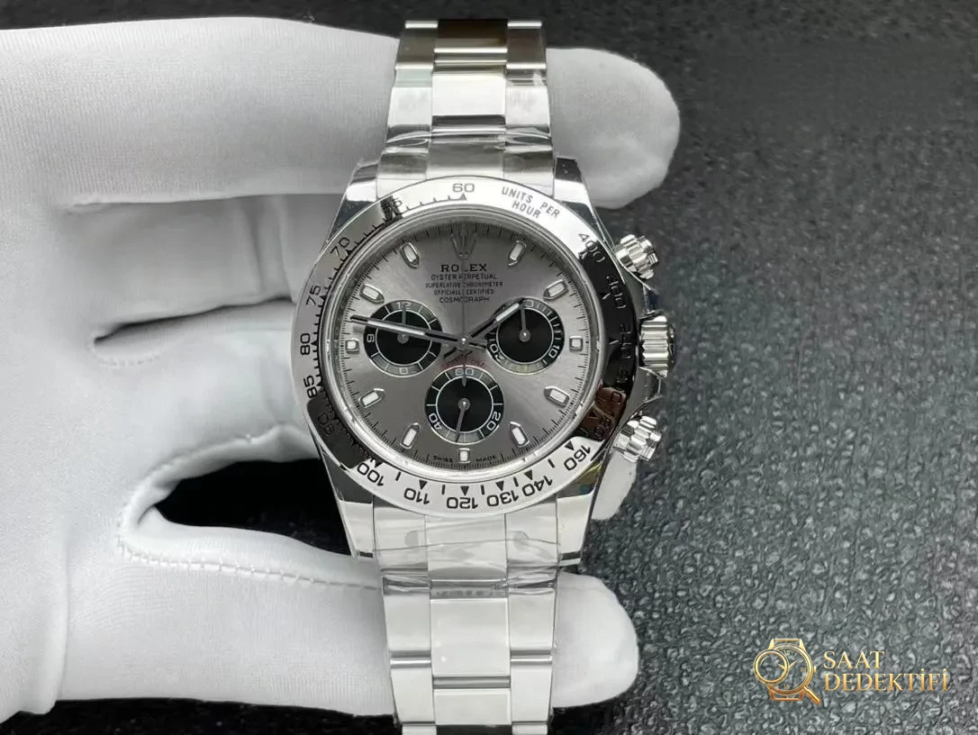 Bt Factory Rolex Daytona Beyaz Altin Cimento Grisi vs Clean Hangisi Dah... - Ön Görünüm ve Kasa Tasarımı