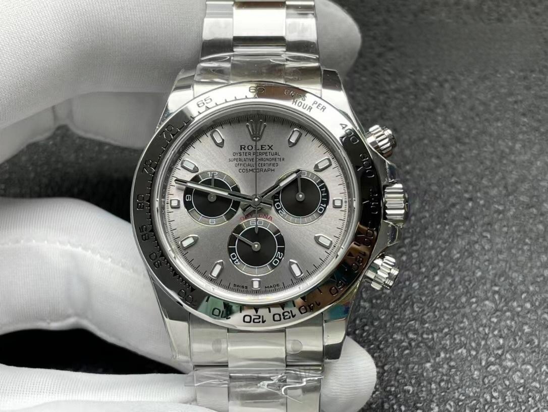 BT Factory Rolex Daytona Beyaz Altın Çimento Grisi vs Clean: Hangisi Daha İyi? — 2. fotoğraf