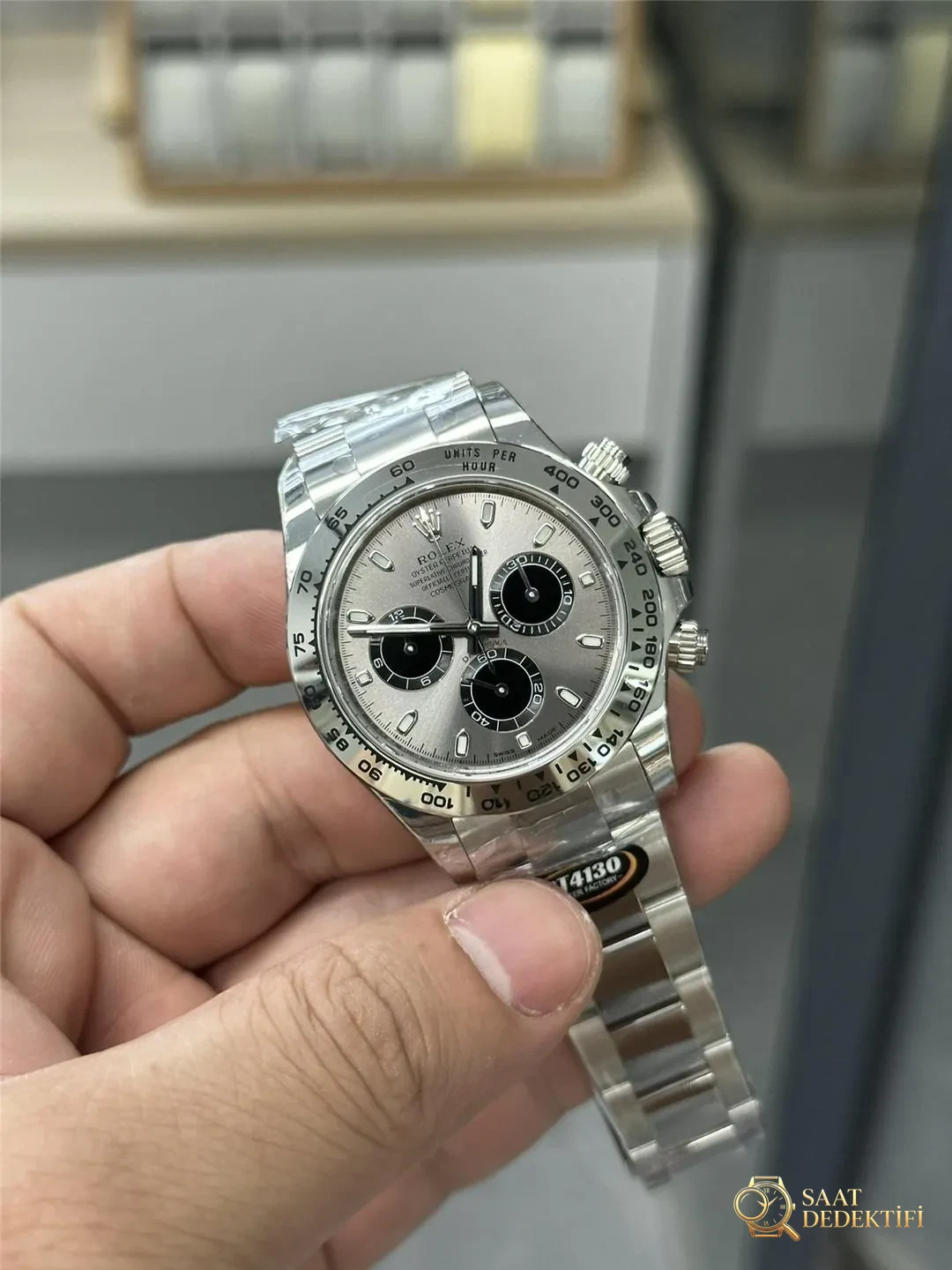 BT Factory Rolex Daytona V2 Çimento Grisi Almaya Değer mi? - Kadran Detayı ve Bezel İşçiliği