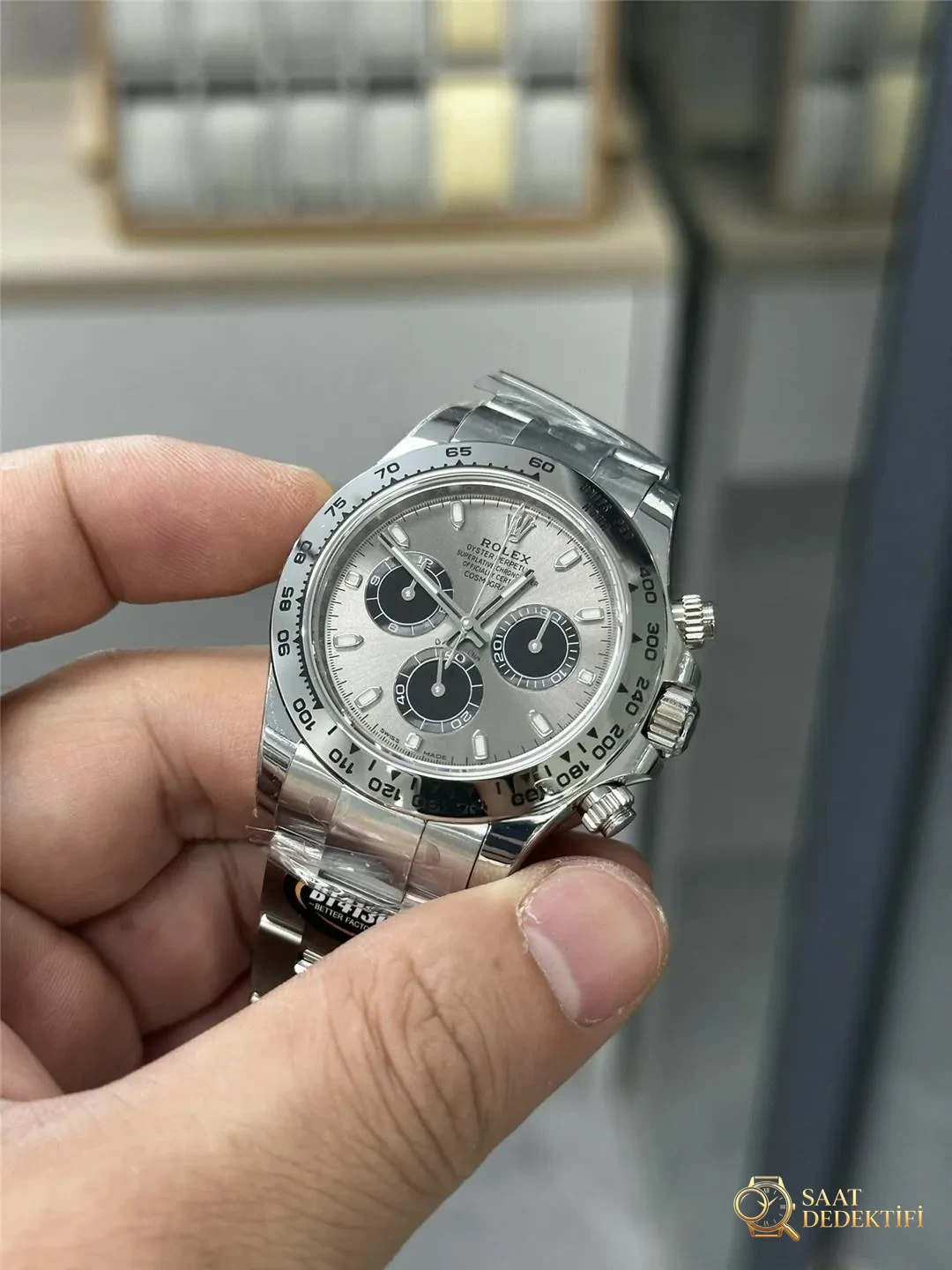 BT Factory Rolex Daytona V2 Çimento Grisi Almaya Değer mi? - Kasa Profili ve Kurma Kolu İncelemesi