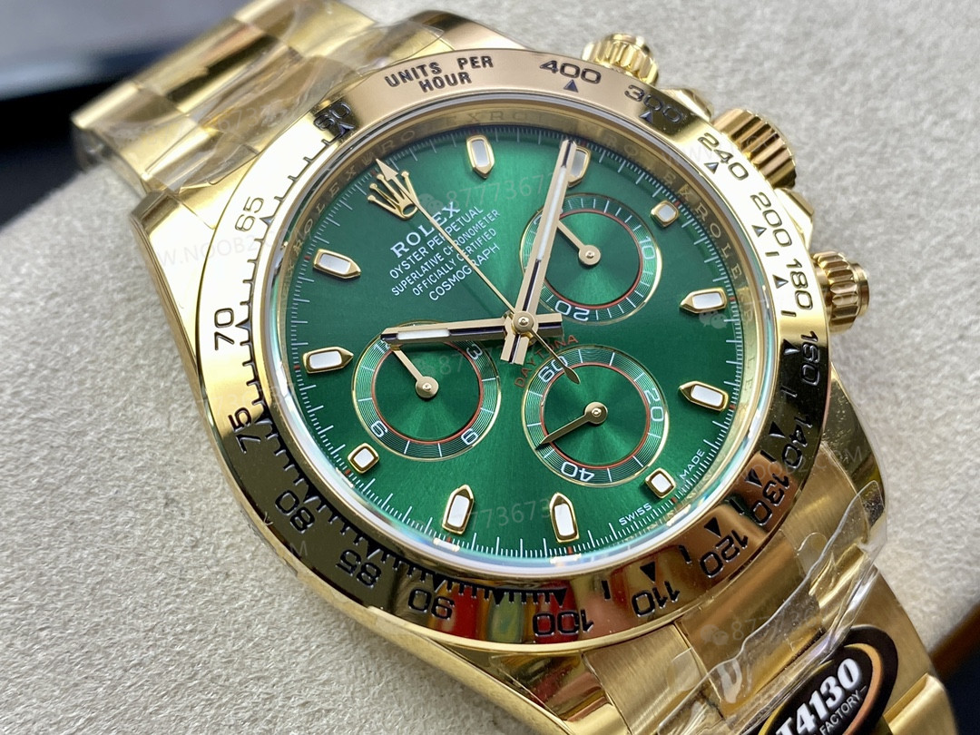 BT Factory Rolex yeşil altın Daytona'nın 4130 mekanizmasının kalitesi nasıl? — 4. fotoğraf
