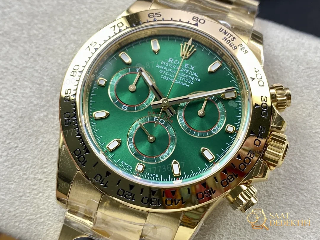 BT Factory Rolex yeşil altın Daytona