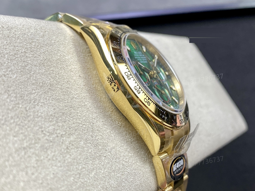 BT Factory Rolex yeşil altın Daytona'nın 4130 mekanizmasının kalitesi nasıl? — 6. fotoğraf
