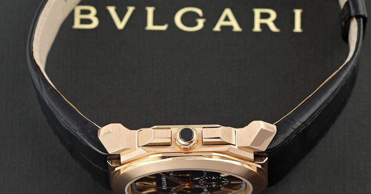 Bulgari Octo Velocissimo Kronograf 41mm İtme Butonları ve Kurma Kolu