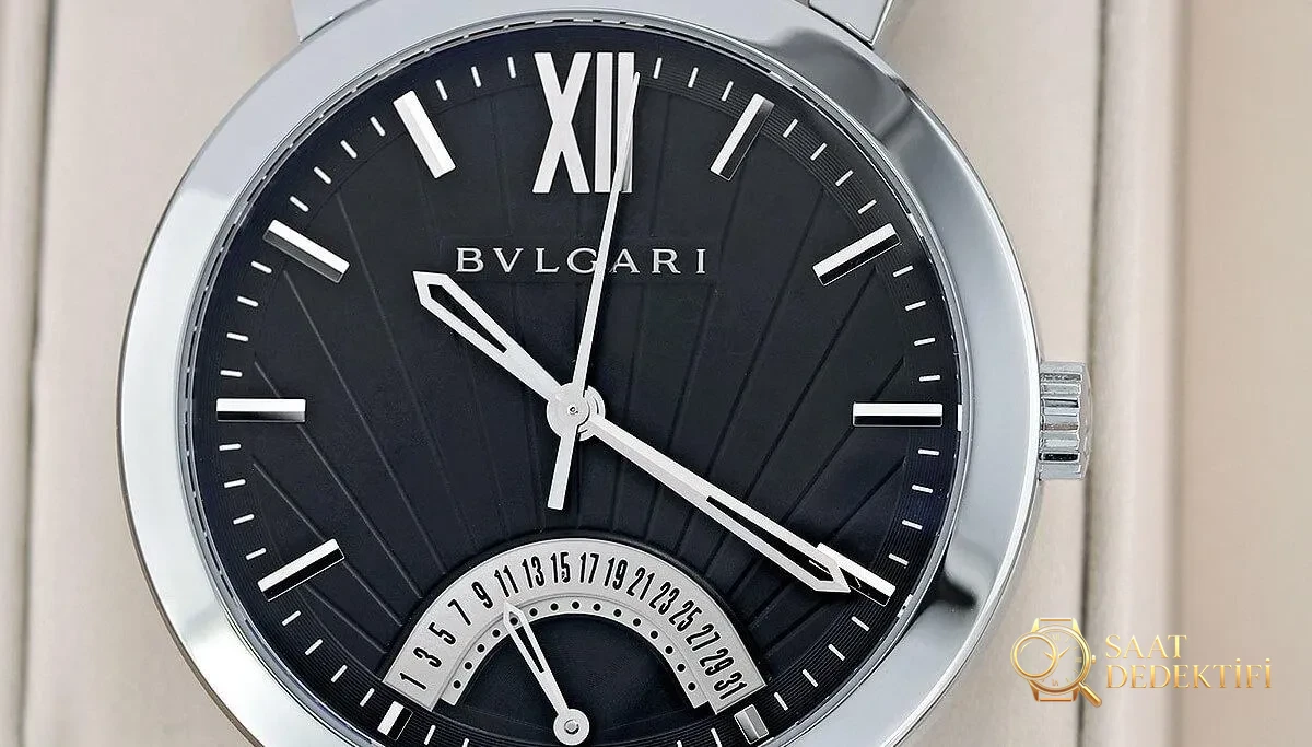 Bulgari Sotirio Bulgari Retrograde Date siyah kadran