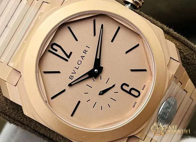 BV Factory 2021 Bvlgari V4 Yükseltilmiş Sürüm BVLGARI - Kadran Detayı ve Bezel İşçiliği