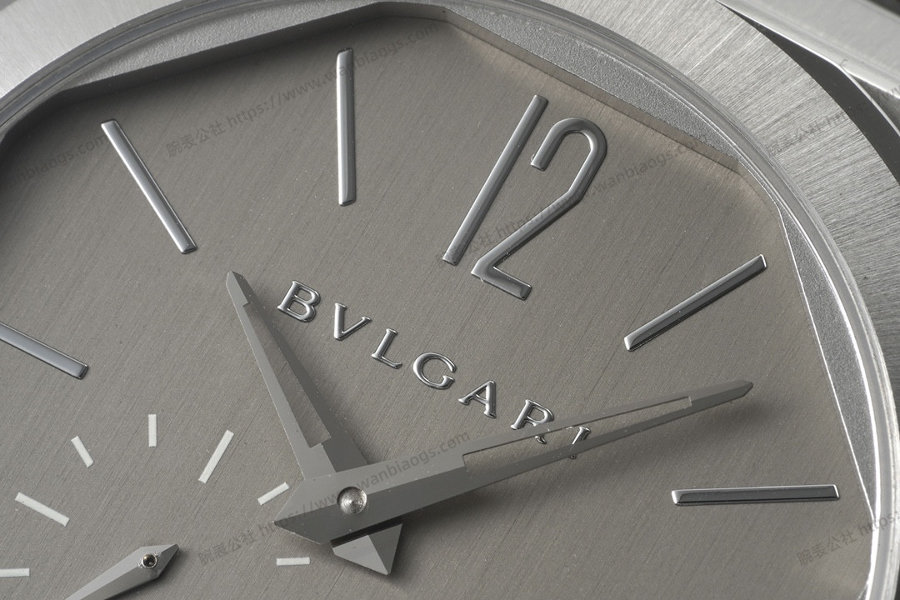 BV Factory Bulgari Octo Finissimo serisi (gri kadran) ultra ince kol saati incelemesi — 3. fotoğraf